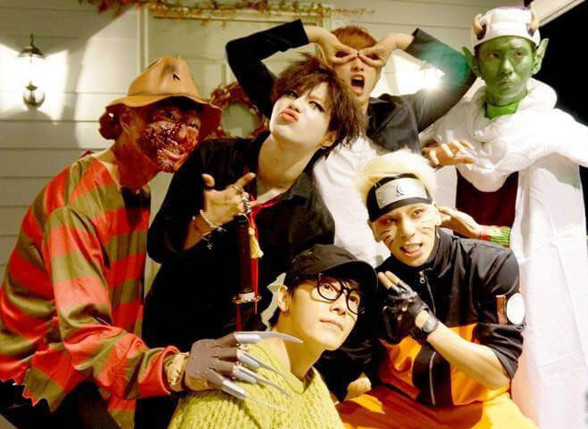 2013 할로윈 파티에 멋진 분장을 하고 나타난 샤이니의 온유&amp;#44; 태민&amp;#44; 종현&amp;#44; 민호&amp;#44; 키