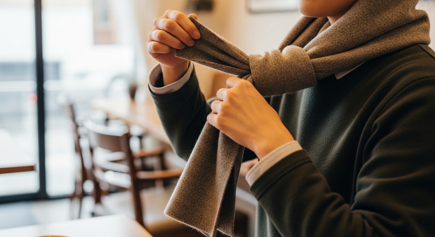 스카프&머플러 매는법