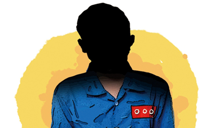 사형 선고 이후 교도소 수용 생활과 집행 대기 상황을 상징적으로 보여주는 이미지