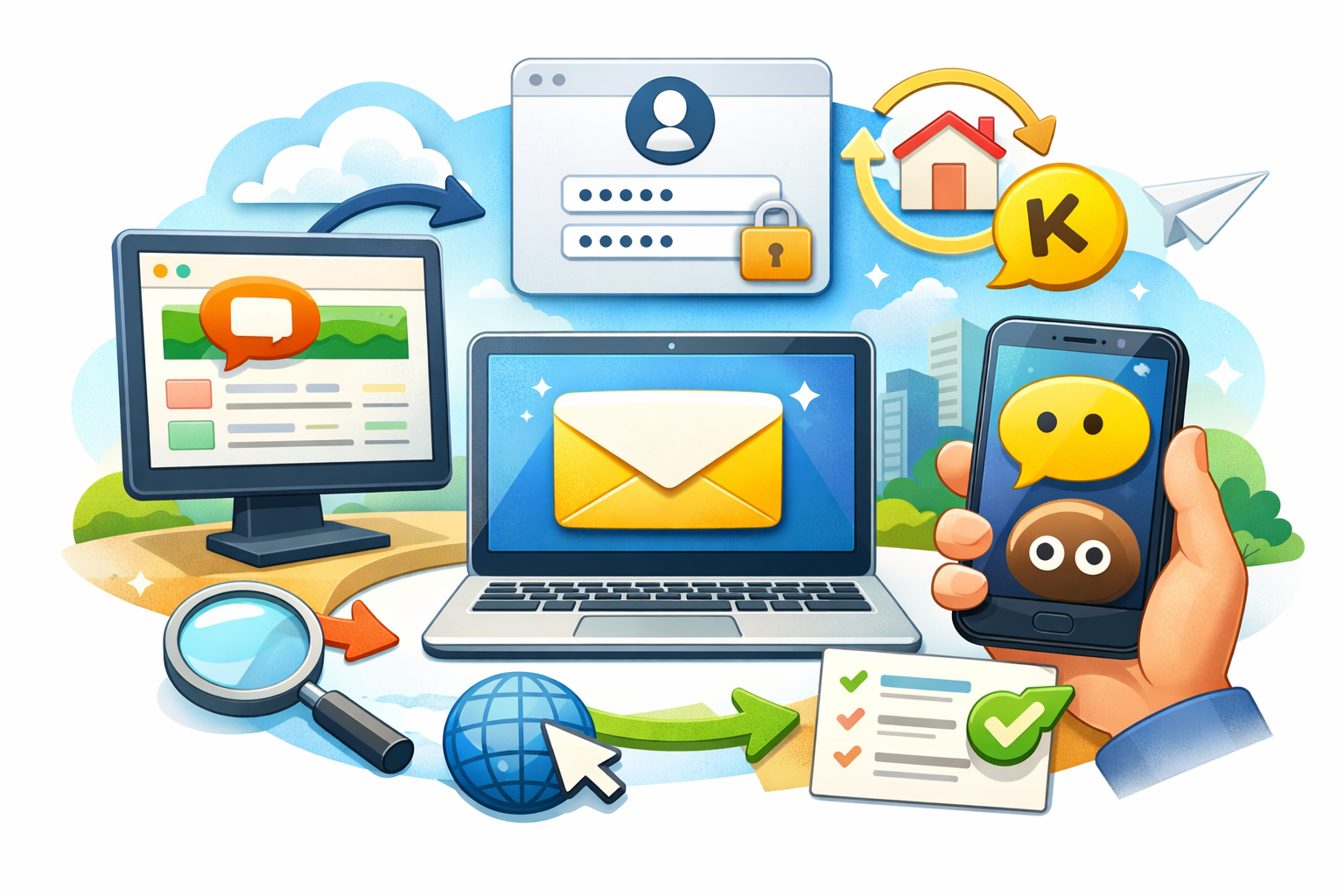 다음카페 다음메일 한메일 바로가기 총정리|사이트 등록방법부터 카카오계정 로그인까지 한 번에 관련 사진