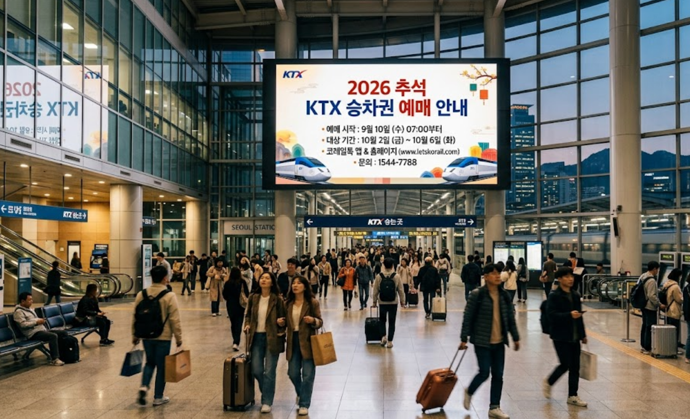 추석 KTX 예매