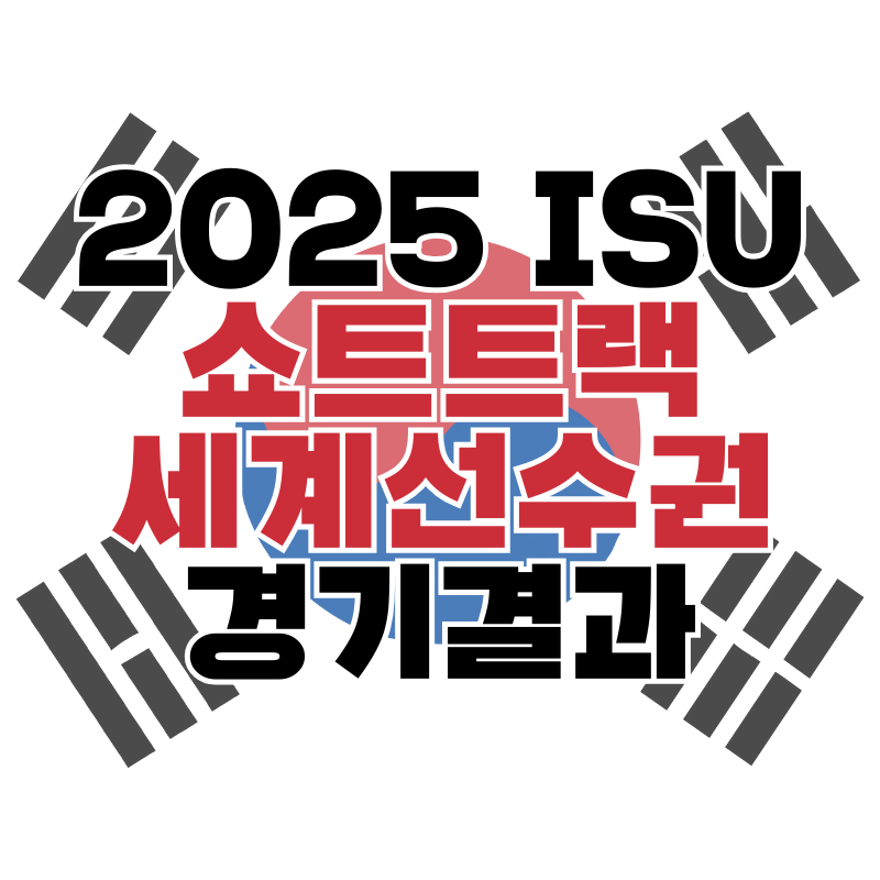 2025 ISU 쇼트트랙 세계선수권