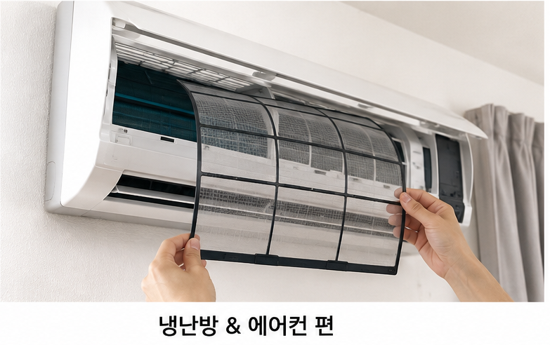 에어컨 적정온도 필터청소 전기요금