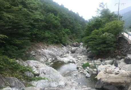 산청 백운동계곡