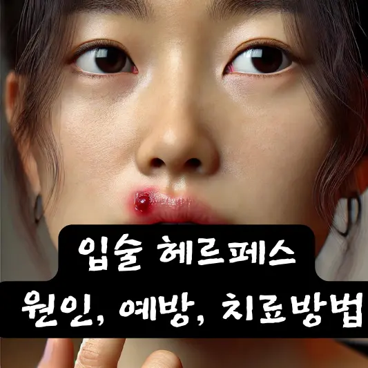 헤르페스입술 원인 치료법