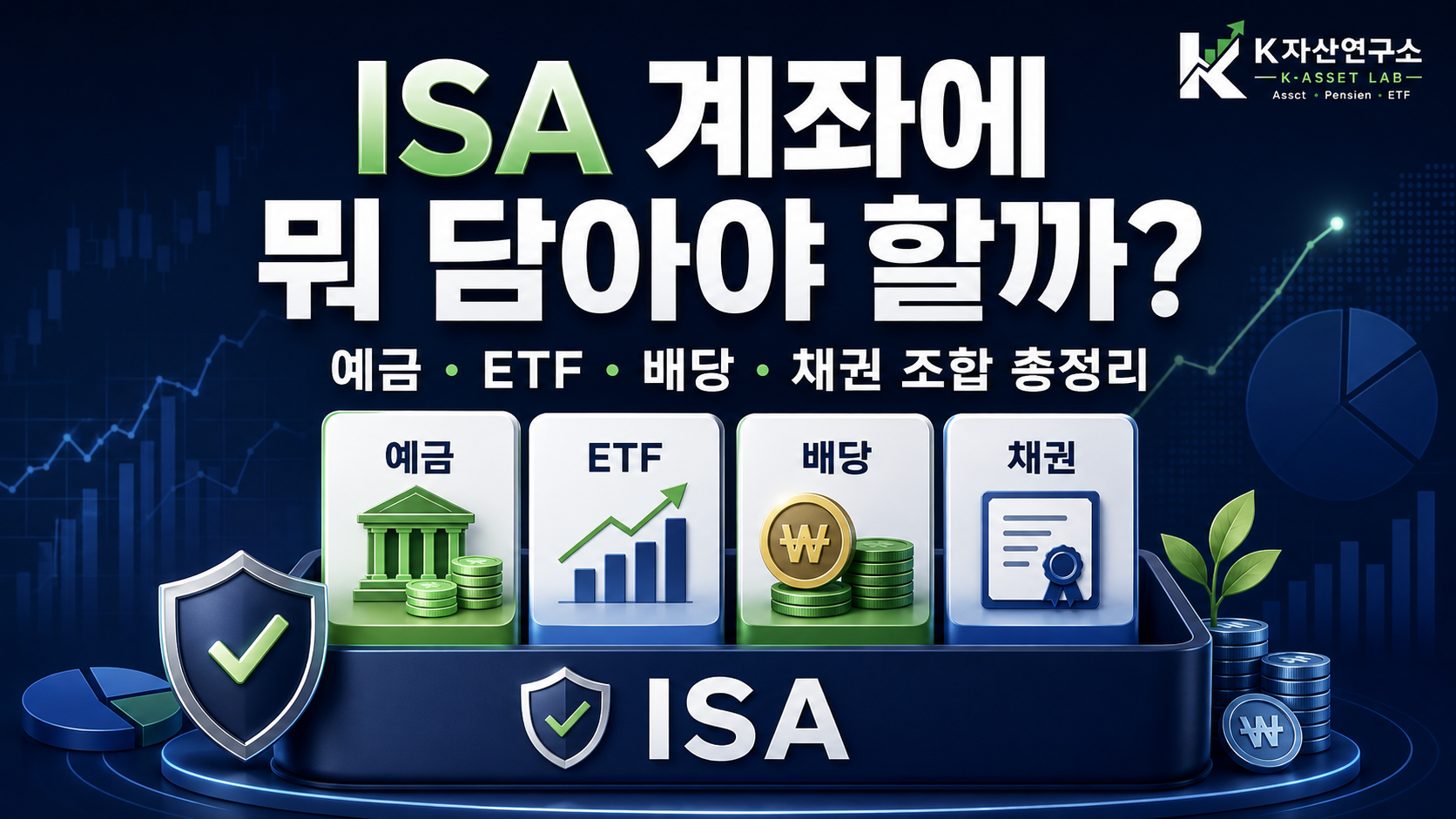 #ISA #ISA계좌 #ISAETF #중개형ISA #ISA예금 #ISA배당ETF #ISA채권ETF #ISA자산배분 #ISA포트폴리오 #4050재테크 #절세투자 #ETF자산배분
