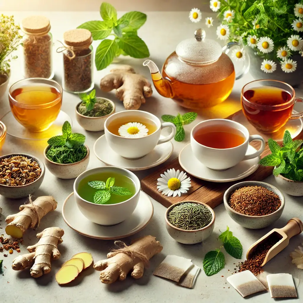 구안와사에 좋은 차