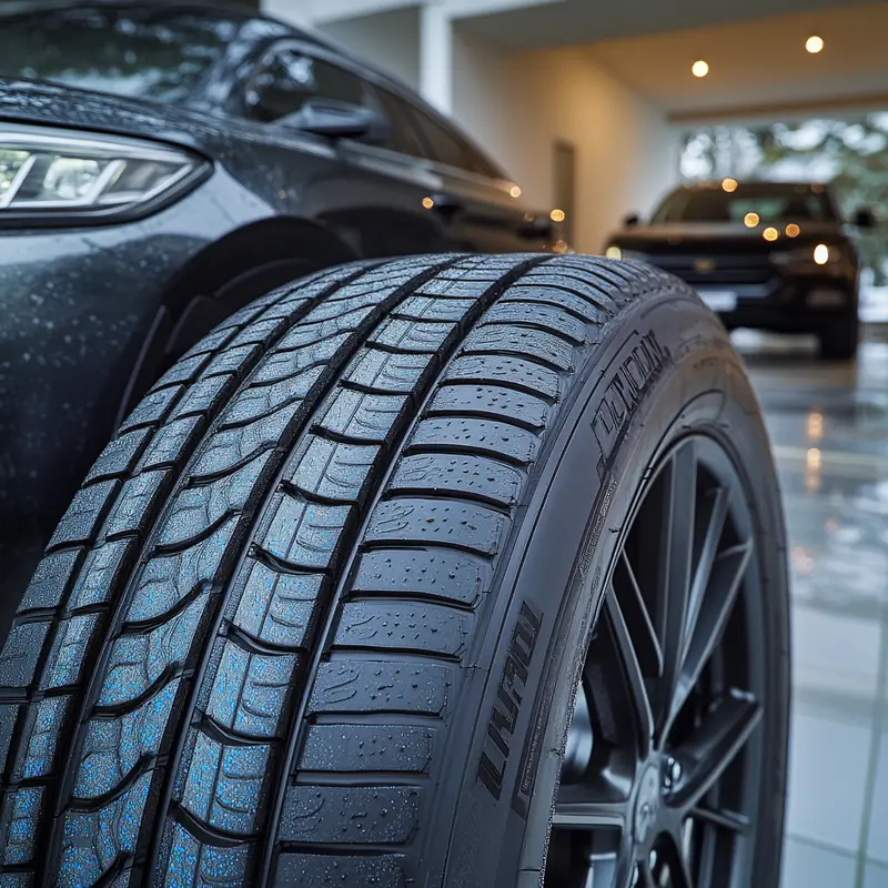 2025년형 세단, SUV, 스포츠카 종류별 신형 타이어의 성능과 가격을 실차에 장착한 모습에서 제품 퀄리티와 디자인, 주행 안정성, 가성비 타이어 추천 키워드가 자연스럽게 어우러져 있다