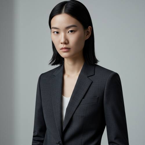 독립성 강한 이미지의 아시아 여성 사진