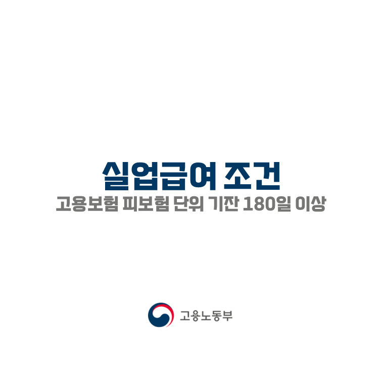 실업급여 수급자격 유형 정리