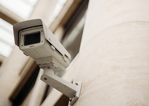 CCTV가 설치된 모습