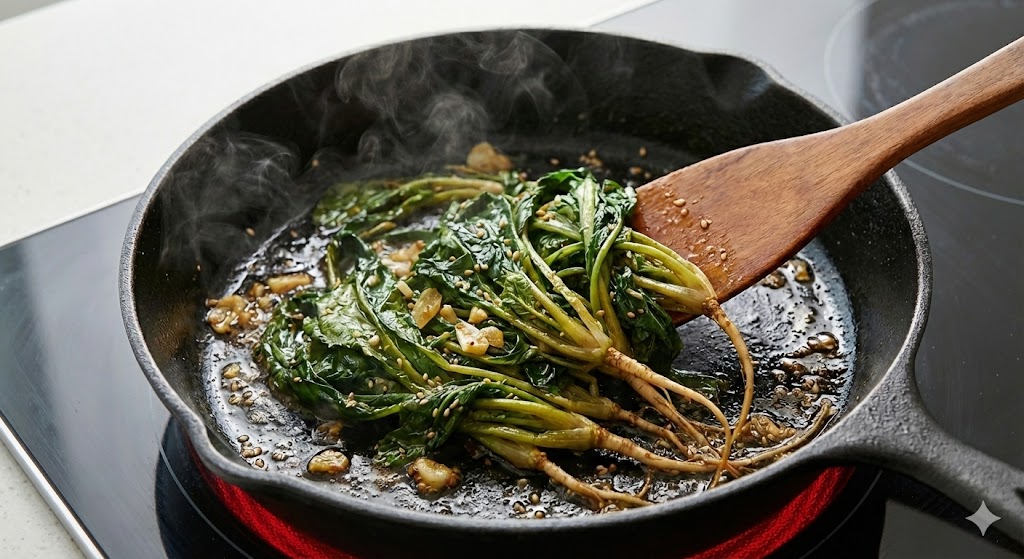 들기름의 불포화지방산이 고들빼기 속 베타카로틴 흡수율을 7배 높여 노화를 방지하고 혈관 독소를 제거