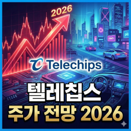텔레칩스 주가 전망 2026 : 목표주가 상향 리포트 분석 및 대응 전략