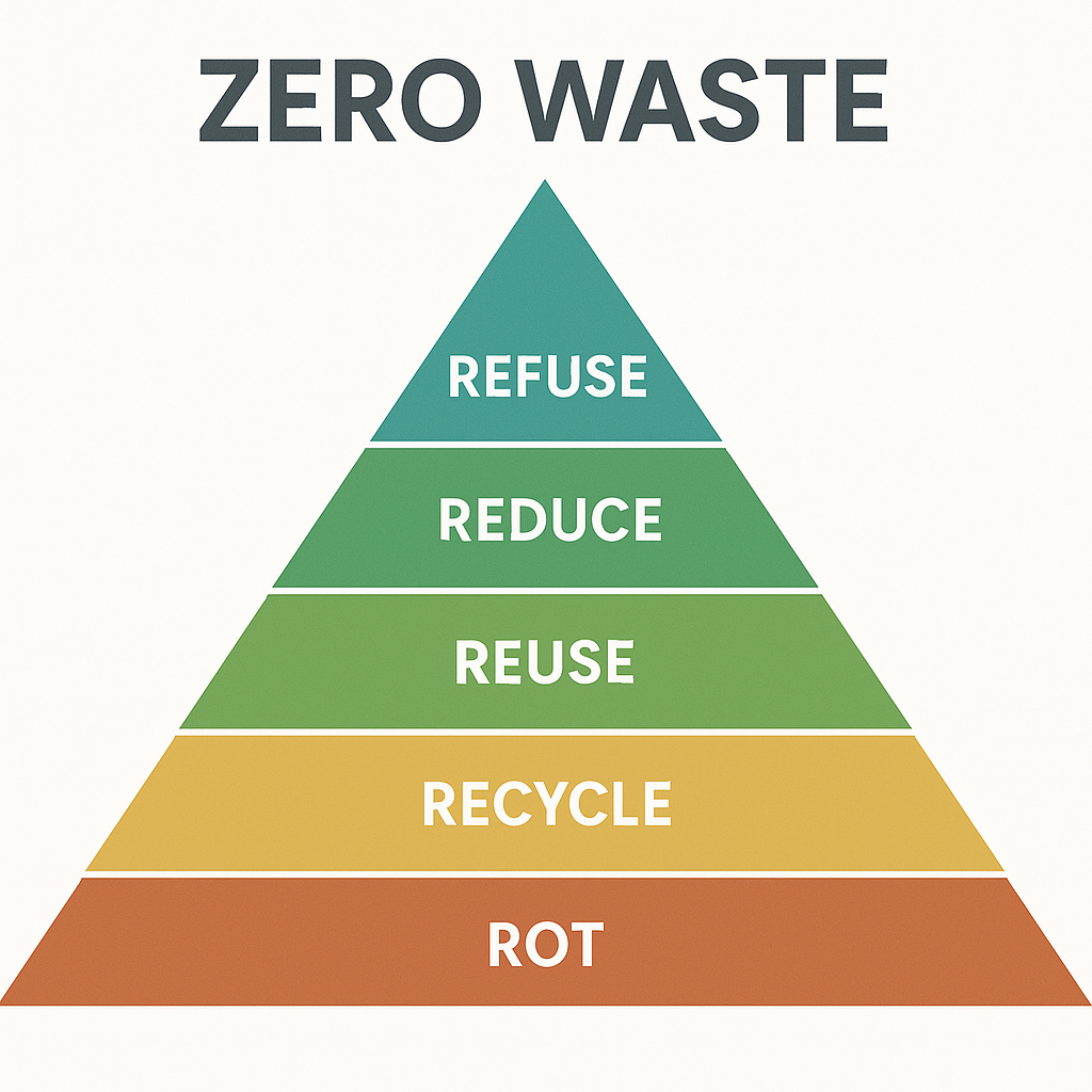 제로웨이스트 다이어그램 이미지