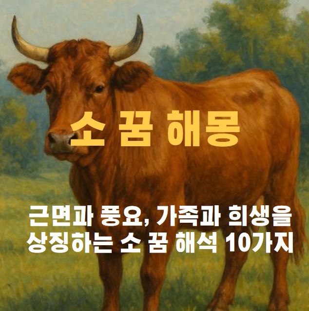 들판 위에 서있는 소