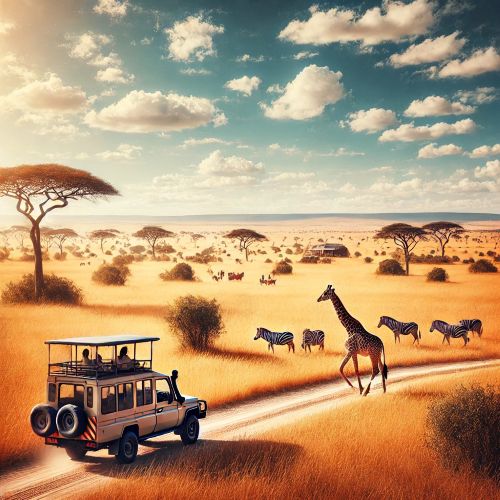 케냐 마사이마라 국립공원, 사파리투어