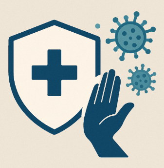 면역력을 표현한 그림