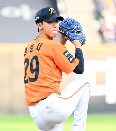 황준서 선수의 모습