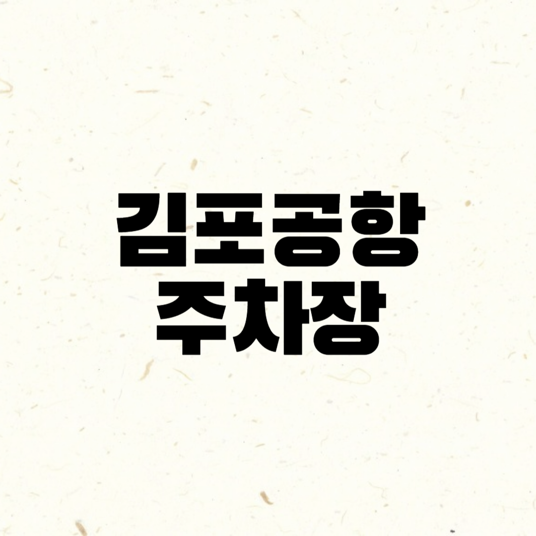 김포공항 주차장