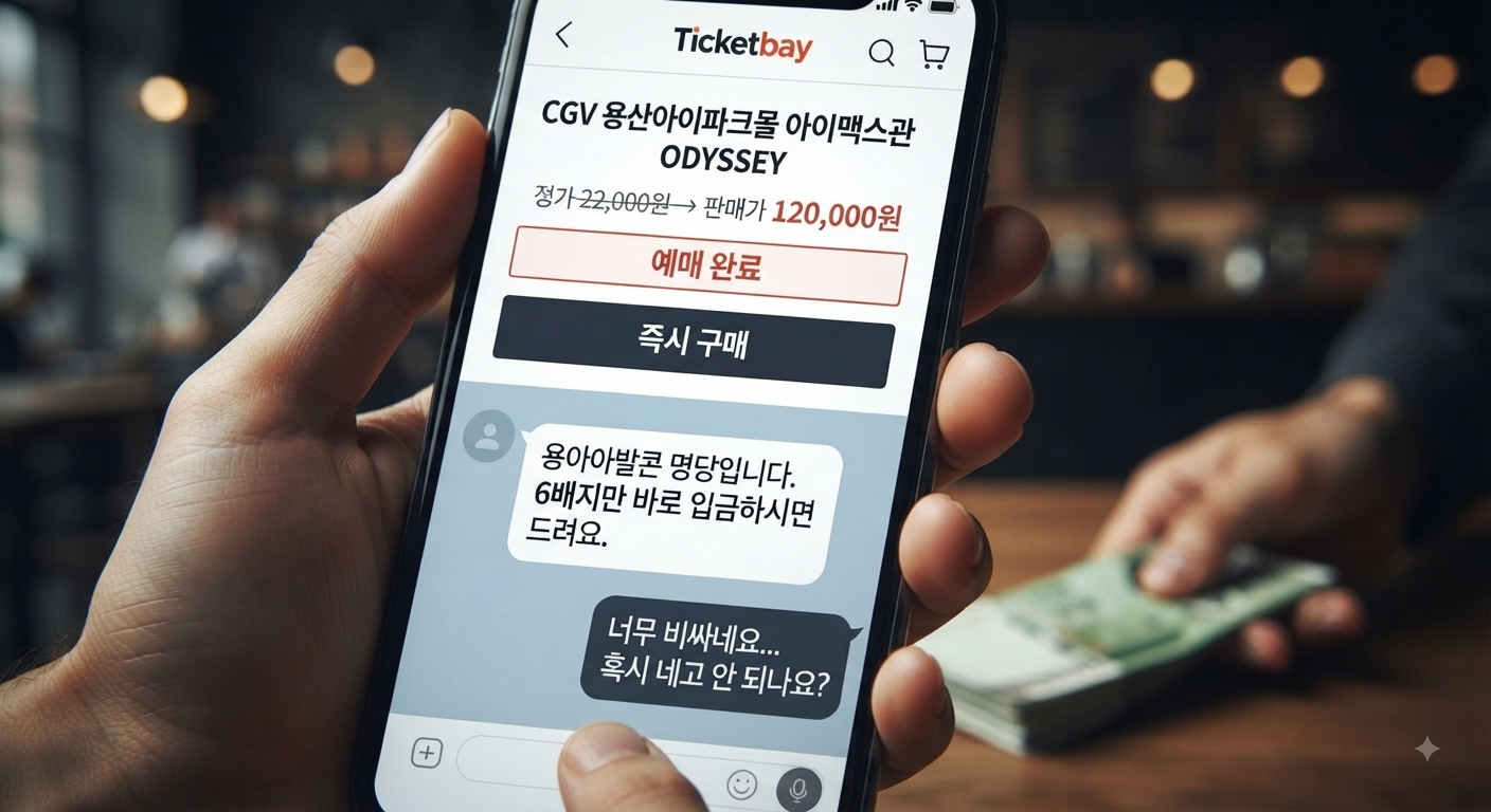 영화 <오디세이> 아이맥스 티켓을 두고 암표 구매까지 벌어지는 상황
