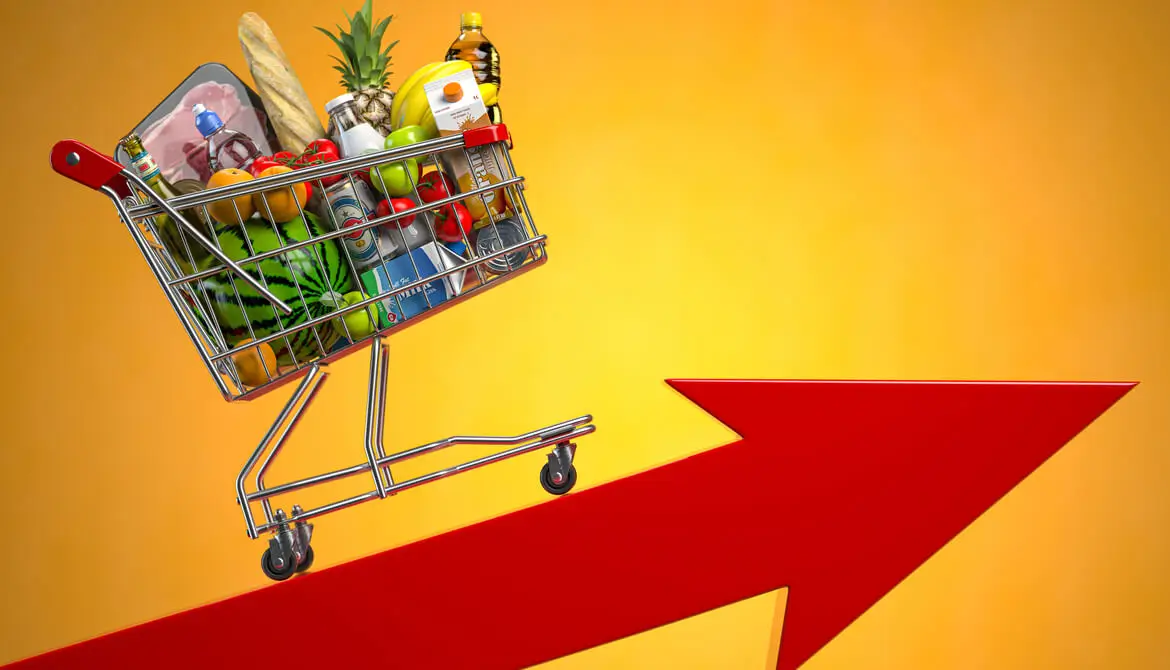 Prices are rising due to inflation.