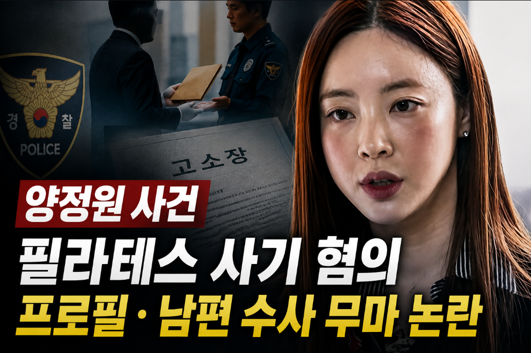 양정원 사건|필라테스 사기 혐의·프로필·남편 수사 무마 논란