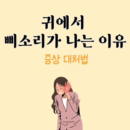귀에서 삐소리가 나는 이유
