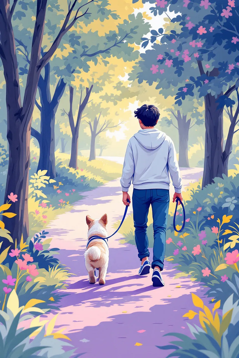 강아지와의 산책 중 리드줄 활용법, 안전하고 행복한 산책 가이드