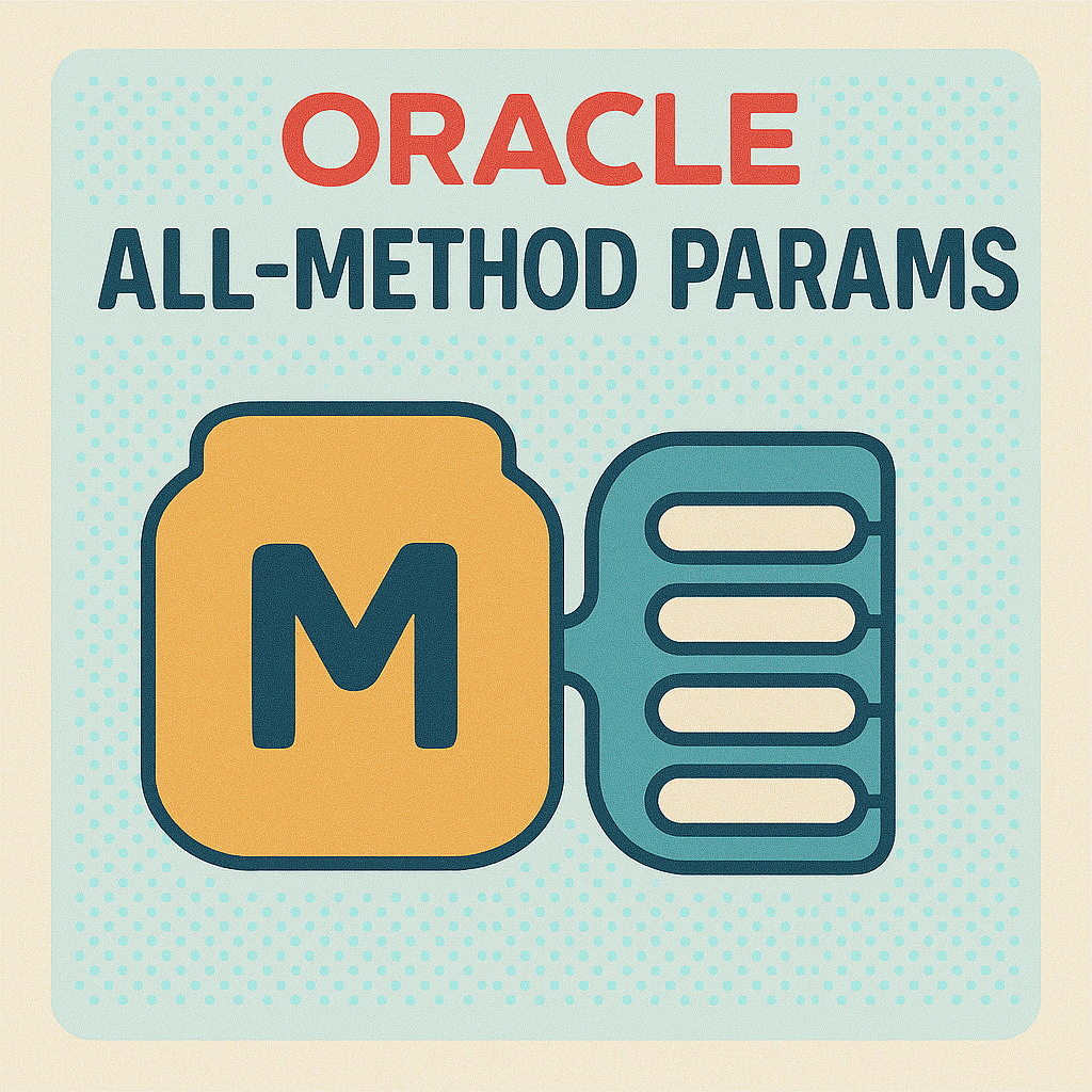 오라클 ALL_METHOD_PARAMS 완전 정복 : 메서드 파라미터 관리의 핵심