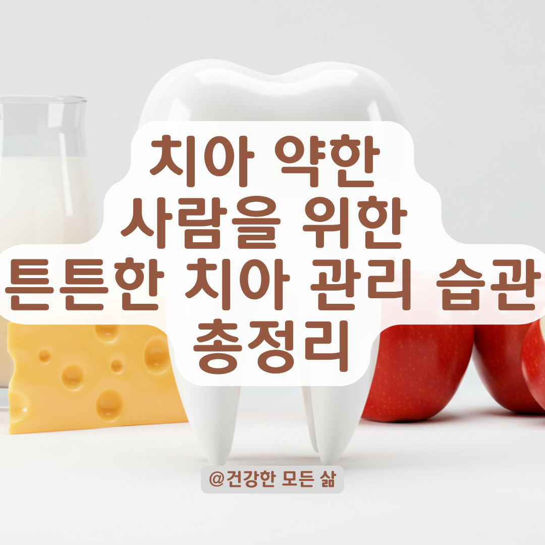 어릴 때부터 치아 약한 사람이라면, 튼튼한 치아 만드는 생활 습관 총정리.