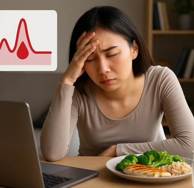 혈당-스파이크로-스트레스를-받는-사람이미지