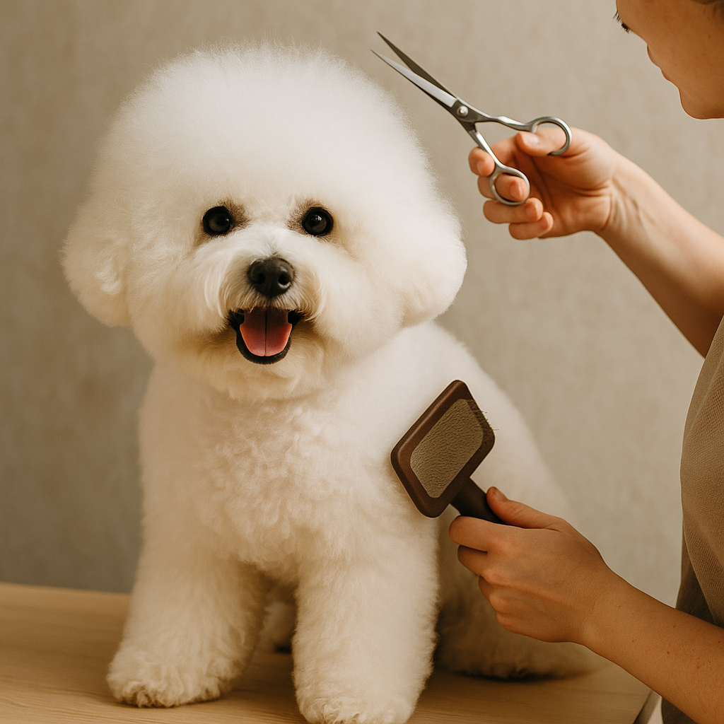 비숑프리제 미용 관리팁 사진