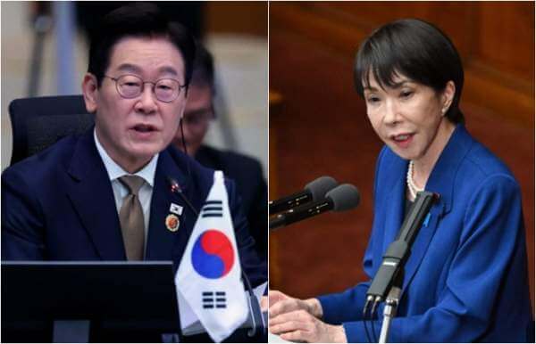 이재명 대통령과 다카이치 사나에 총리