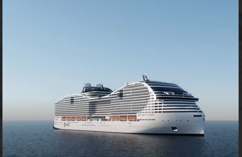 MSC 크루즈 여객선 모습