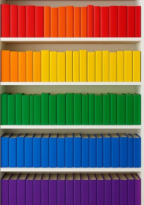 책장과 수납장 패턴이 시각적 질서감을 높이는 효과