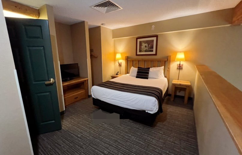 Upper room of Loft Fireplace Suite at Great Wolf Lodge