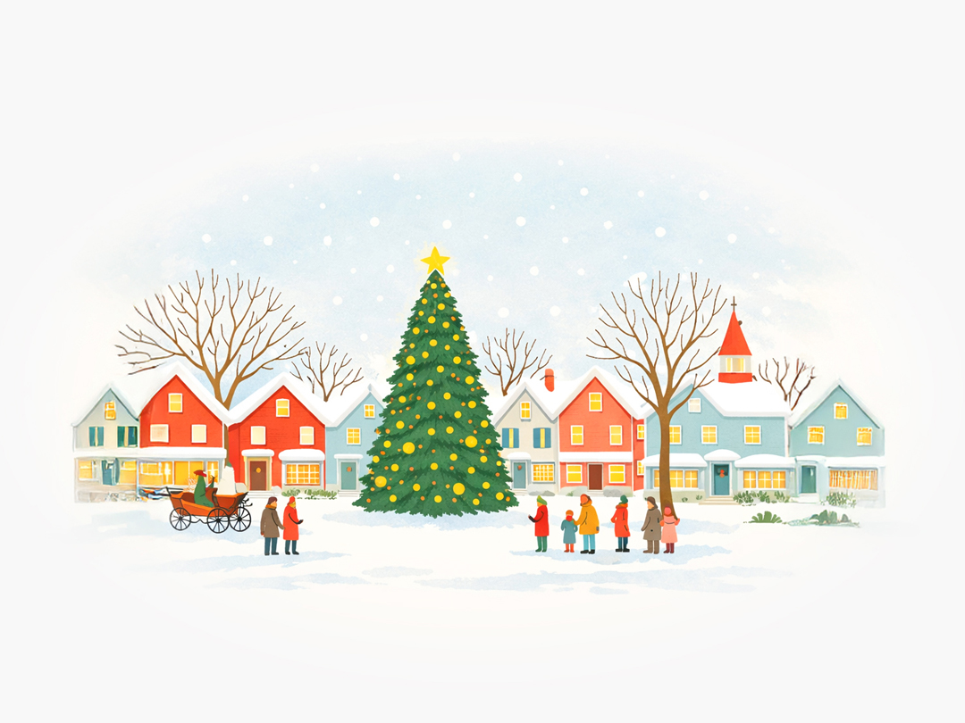 2025년 12월 25일 말씀 카드 성경구절 이미지 ❘ 말씀이 사람이 되시어 우리 가운데 사셨다. (요한 1,14)