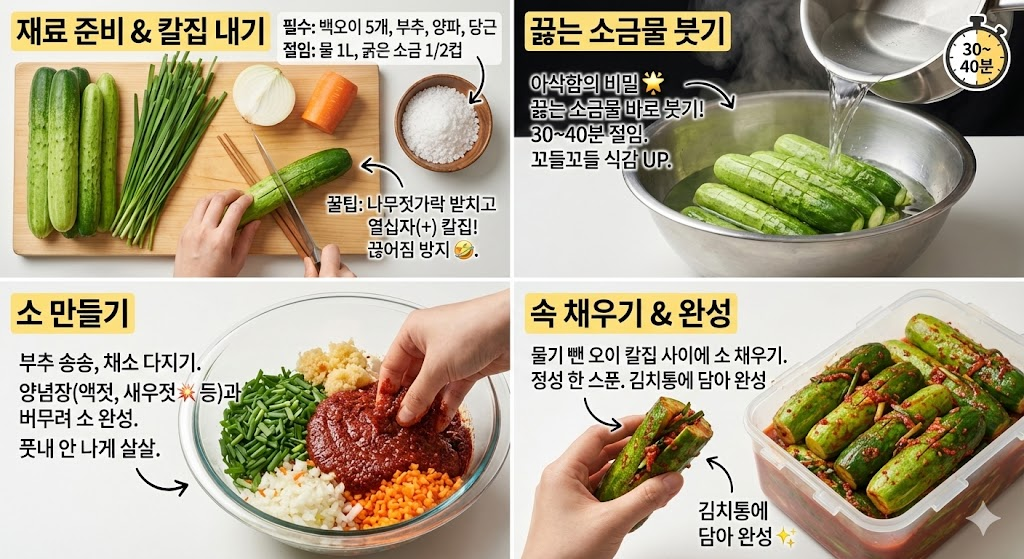 오이김치 맛있게 담그는법