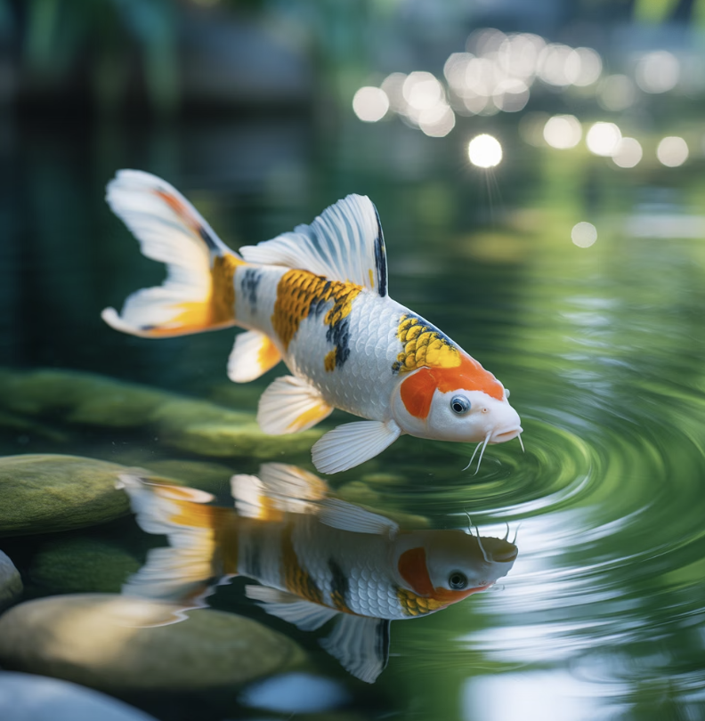 비단잉어의 화려한 변신&amp;#44; 버터플라이 코이