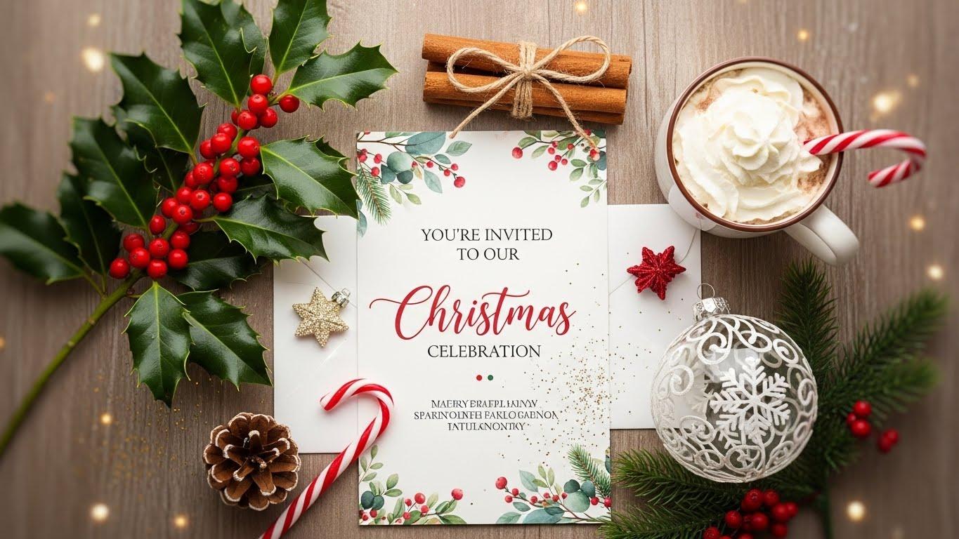 크리스마스 초대장