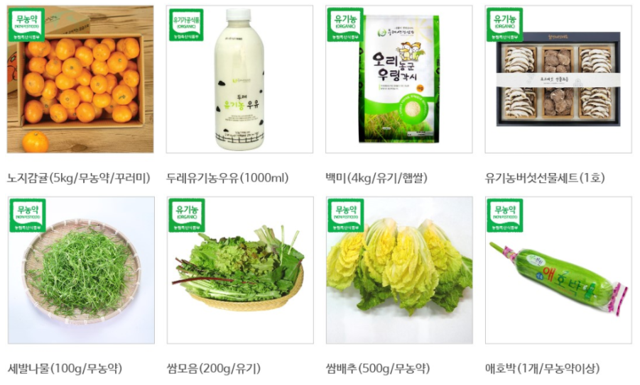 선택형, 완성형 꾸러미 종류