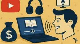 프리랜서 유투버 형상화한 사진