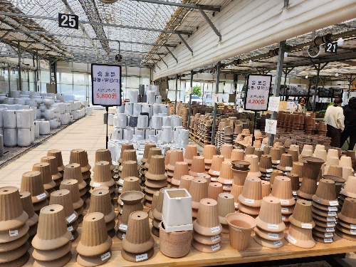 남사화훼단지 토분