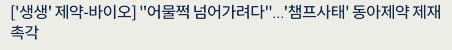 챔프 시럽 기사