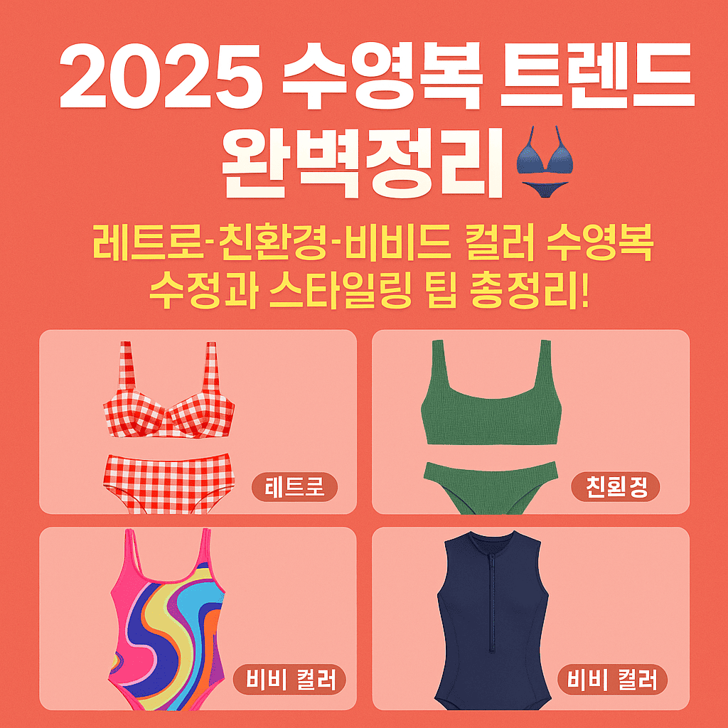 2025 수영복 트렌드에 대한 개념 이미지