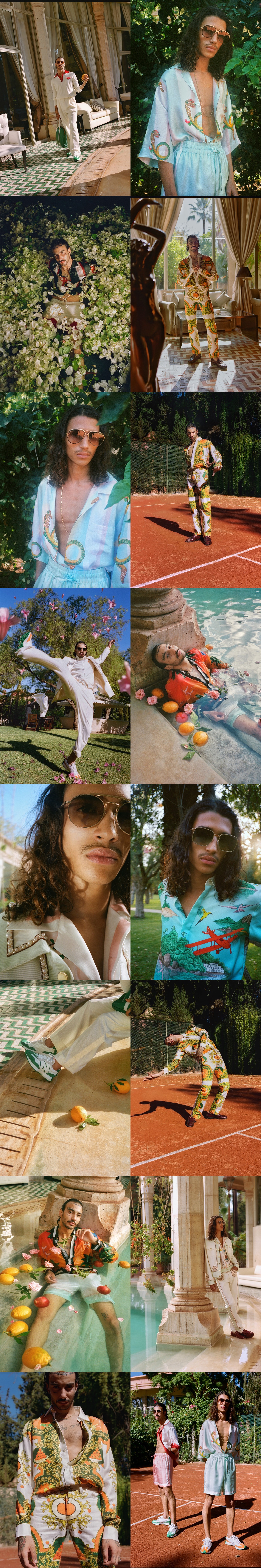 뜨거운 햇살을 담은 패션 브랜드 샤라프 타제르의 브랜드 카사블랑카