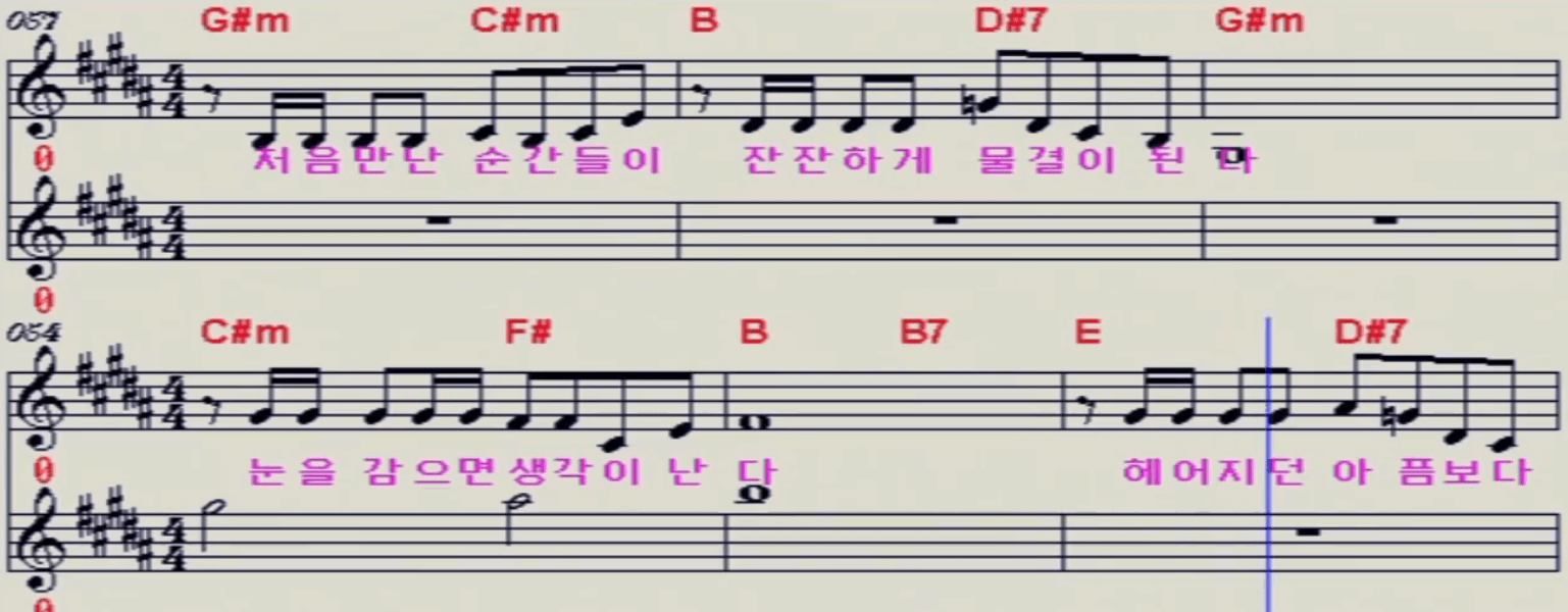 배인숙 누구라도 그러하듯이 악보