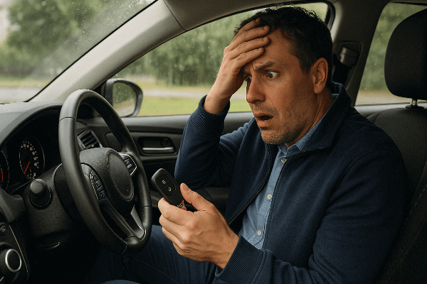 자동차 스마트키 인식불량으로 차량 시동 안걸림