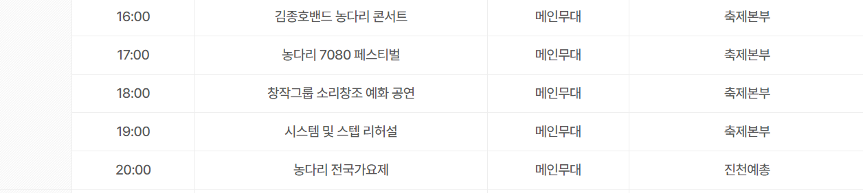 생거진천 농다리축제