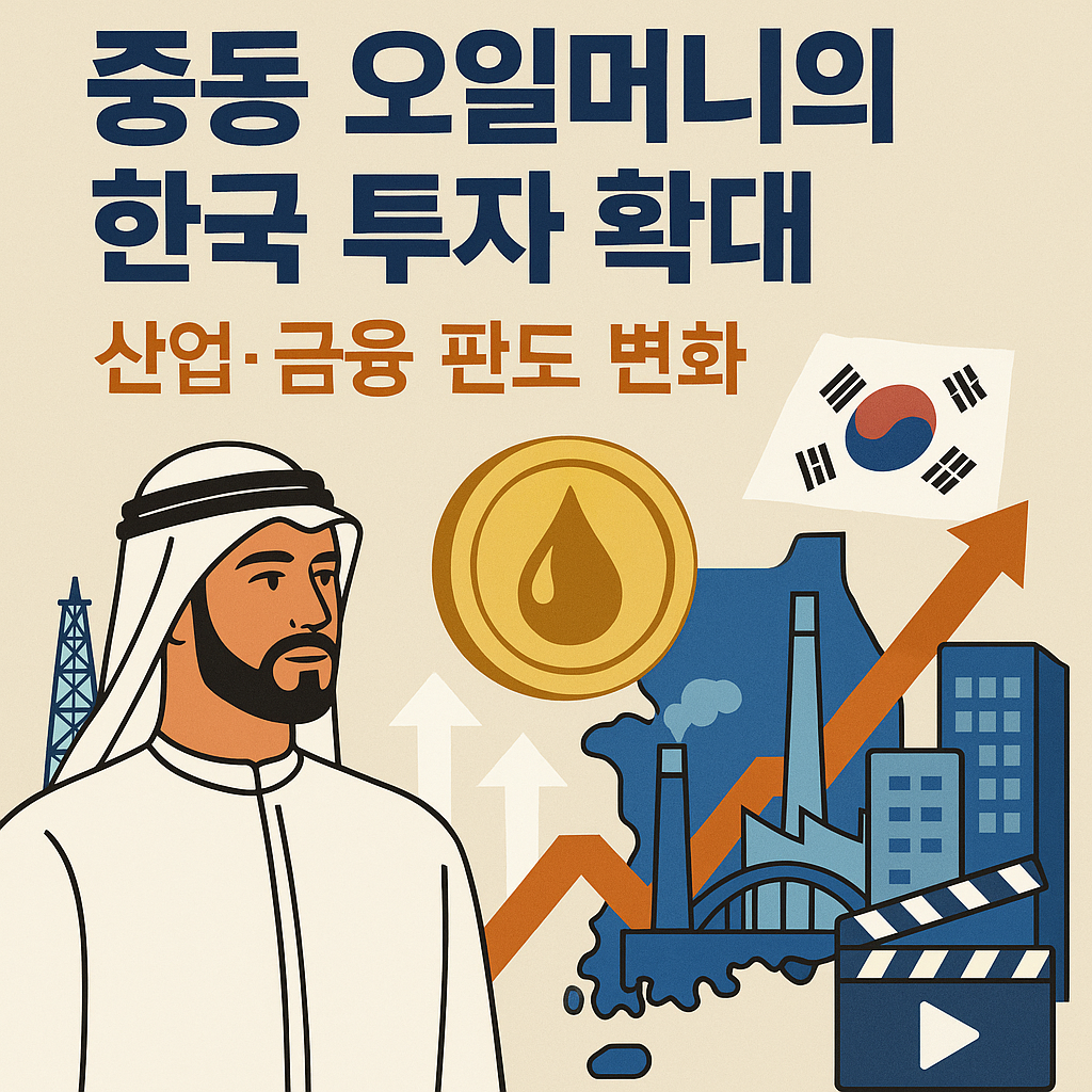 중동 오일머니의 한국 투자 확대 &mdash; 산업&middot;금융 판도 변화